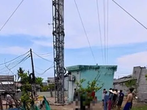 Phát hiện thi thể dưới chân trạm BTS, nghi rơi từ cột ăng ten