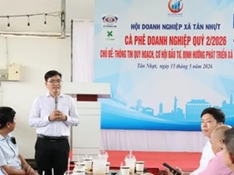 Xã cửa ngõ TPHCM cà phê cùng doanh nghiệp, mở hướng thu hút đầu tư