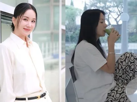 Ca sĩ Uhm Jung-hwa bật mí công thức nước uống bất bại ở tuổi U60