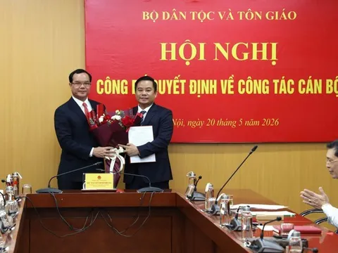 Bổ nhiệm Vụ trưởng Vụ Chính sách của Bộ Dân tộc và Tôn giáo