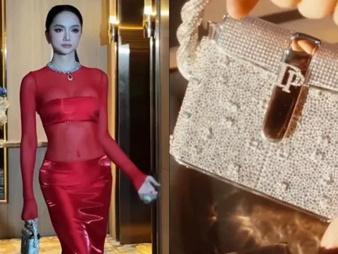 ">
														Hương Giang mang túi đính gần 9.000 viên kim cương thi hoa hậu ở Thái Lan