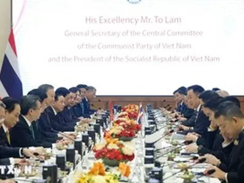 Tổng Bí thư, Chủ tịch nước Tô Lâm hội đàm với Thủ tướng Thái Lan: Tạo đột phá trong hợp tác kinh tế