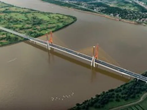 Tin vui cho người dân Hà Nội, Hưng Yên: “Siêu cầu” gần 12.000 tỷ đã hoàn thành khâu then chốt, đặt mục tiêu thông xe ngay năm sau