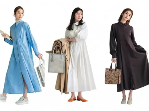 Cách phối mới khiến đầm sơ mi không còn nhàm chán