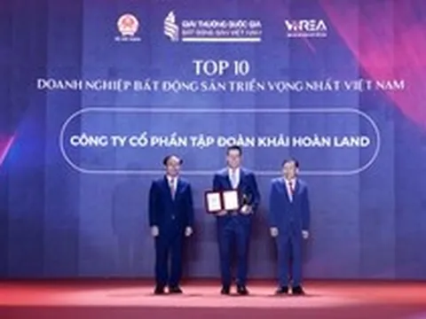Khải Hoàn Land được vinh danh tại Giải thưởng Quốc gia Bất động sản Việt Nam 2026