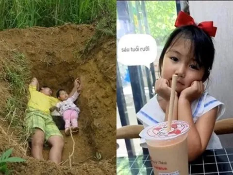 Ông bố trẻ ngày ngày bế con gái ra mộ đào sẵn nằm, nhiều người bất ngờ khi biết sự thật