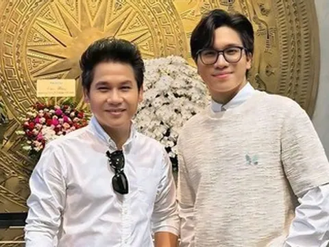 Ca sĩ Trọng Tấn tự hào về quý tử, Việt Hoàn tình cảm bên Anh Thơ