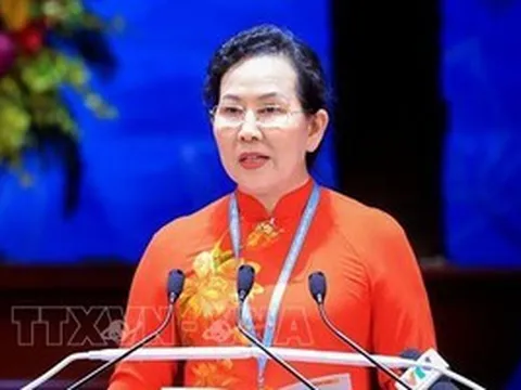 Bà Lê Thị Thủy tái đắc cử Chủ tịch Hội LHPN Việt Nam khóa XIV