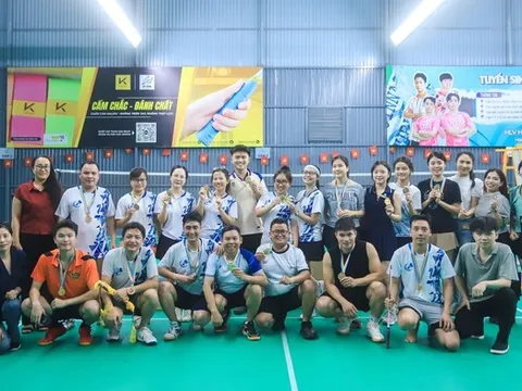 Sôi nổi Giải Cầu lông chào mừng 101 năm Ngày Báo chí cách mạng Việt Nam