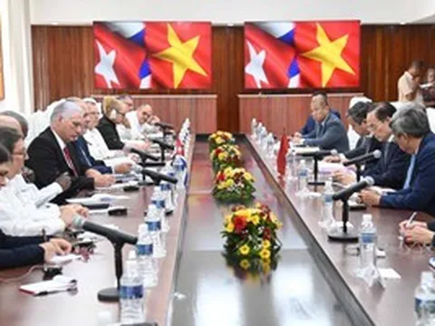 Đặc phái viên của Tổng Bí thư, Chủ tịch nước Tô Lâm thăm và làm việc tại Cuba