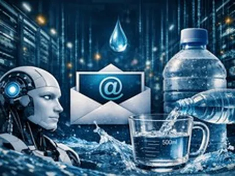 Một email nhờ AI viết hộ 'ngốn' nửa lít nước: Cơn khát tài nguyên của công nghệ