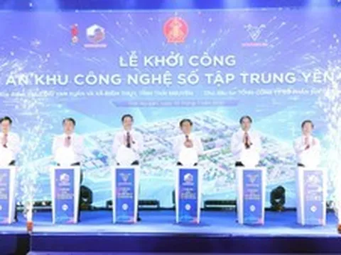 Phó Thủ tướng Hồ Quốc Dũng dự khởi công dự án Khu công nghệ số tập trung Yên Bình, Thái Nguyên