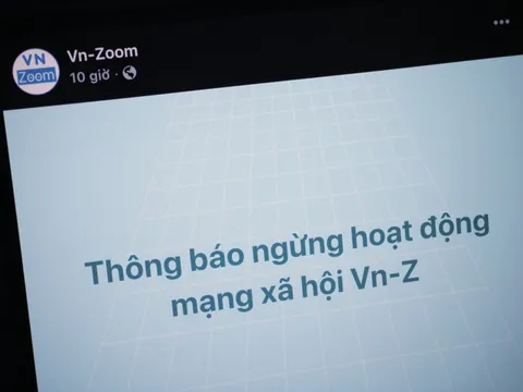 Mạng xã hội VN-Zoom đóng cửa