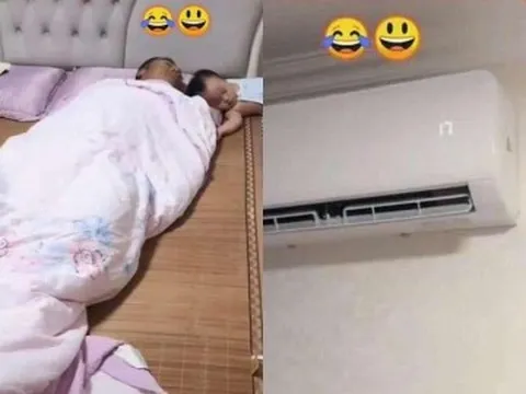 Nhờ chồng ru con ngủ, mẹ bỉm sữa dở khóc dở cười khi mở cửa phòng