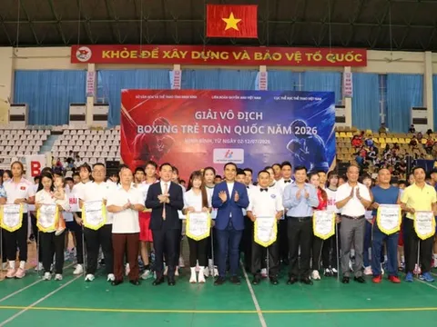 Hơn 500 vận động viên tham dự Giải vô địch Boxing trẻ toàn quốc năm 2026