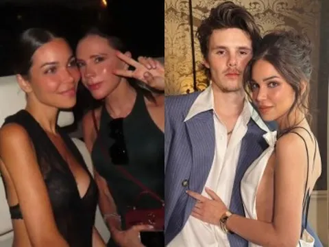 Bạn gái Cruz Beckham học kiểu làm đẹp quen thuộc của Vic