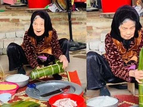 Cụ bà ở Thái Nguyên có 10 con, tuổi 95 vẫn trồng rau, nấu cơm bếp củi