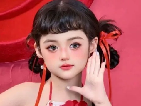 Bé gái Hà Nội xinh như búp bê liên tục lên tivi, nhìn sang mẹ và bà ngoại U70 ai cũng trầm trồ: Gen 3 đời quá mạnh