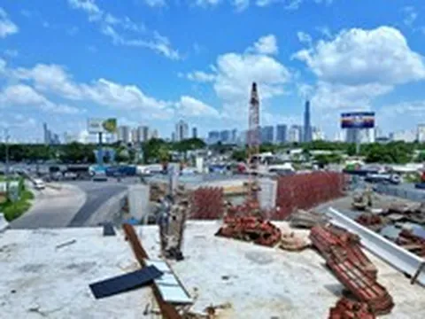 Cận cảnh dự án nút giao hiện đại nhất TP.HCM tiếp tục trễ hẹn