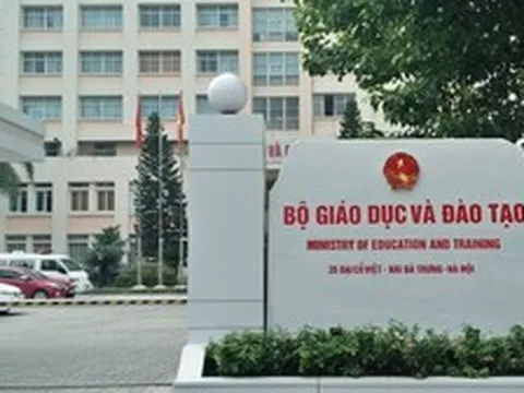 Bộ Giáo dục và Đào tạo giảm 1 đơn vị