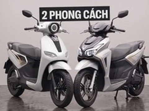 Hai xe máy điện VinFast mới liên tục được hé lộ thông số: Một mẫu cốp lớn, mẫu kiểu Vario chạy tới 90km/h, có kết nối app