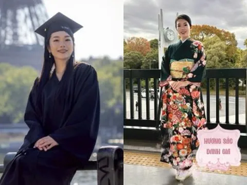 Cô gái xinh đẹp là di duệ gia tộc samurai hùng mạnh thời phong kiến đăng quang Hoa hậu, sở hữu 2 bằng Thạc sĩ