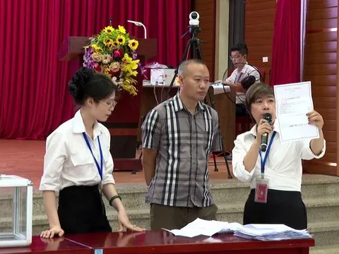 Hát Môn: Đấu giá thành công 25 thửa đất