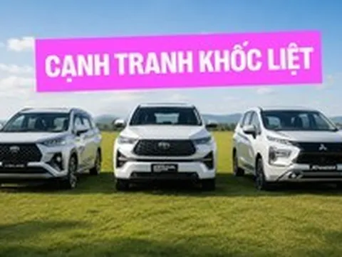 MPV máy xăng cạnh tranh gắt gao tại Việt Nam: Innova Cross, Veloz Cross có tháng bán vượt cả Xpander