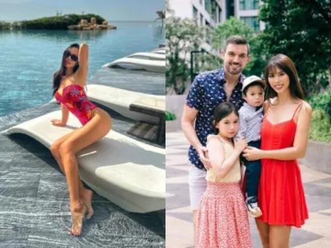 Nữ sinh THPT chuyên Hà Nội - Amsterdam từng bị xét nét ngoại hình nay là siêu mẫu nóng bỏng, đẻ 2 con đẹp như thiên thần