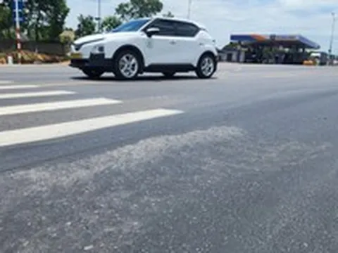 Cận cảnh dự án đường gần 1,4km hơn 100 tỷ chưa bàn giao đã lún ở Huế