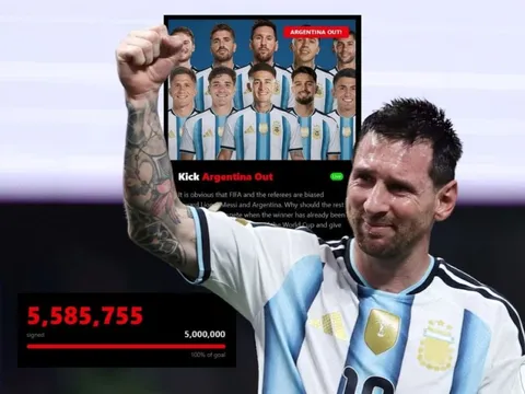 5 triệu chữ ký đòi loại Argentina từ đâu ra?