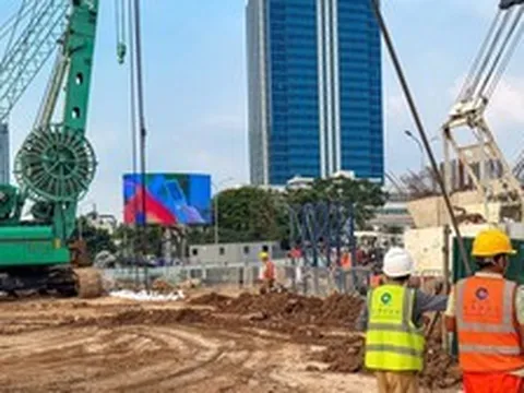 Tuyến metro 72.300 tỷ đồng có sự tham gia của Tập đoàn xây dựng hàng đầu Trung Quốc vừa bắt đầu hạng mục quan trọng