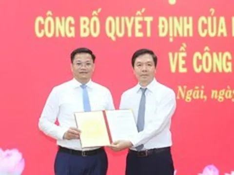 Thứ trưởng Bộ Tài chính Nguyễn Đức Tâm giữ chức Phó Bí thư Tỉnh ủy Quảng Ngãi