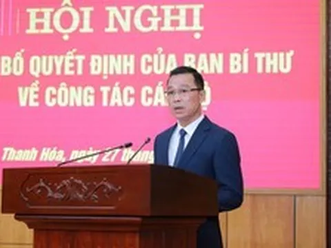 Thiếu tướng Tô Anh Dũng làm Chủ tịch UBND tỉnh Thanh Hóa