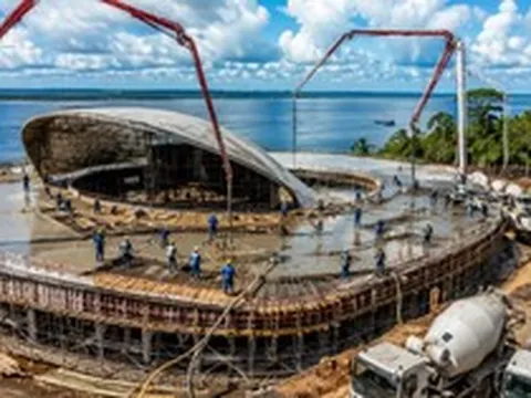 Phát hiện 60 xe tải trộn bê tông đổ 380 m3 liên tục cả ngày lẫn đêm, bí mật dưới lòng đất của công trình hơn 120.000 mét vuông lộ diện