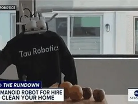 Robot hình người chính thức đi làm giúp việc ở Mỹ, giá thuê gần 800.000 VNĐ/giờ