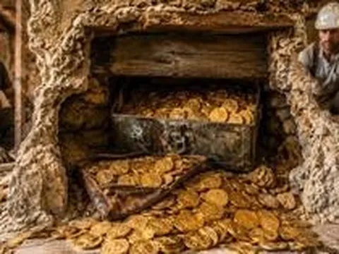Phong tỏa khu vực, thu giữ 239 hiện vật vàng trị giá hơn 30 tỷ đồng do một cặp vợ chồng phát hiện khi cải tạo nhà