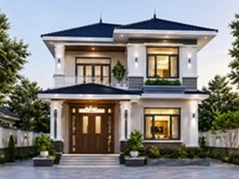 Chi phí xây nhà 2 tầng mái Nhật 90m² khoảng bao nhiêu?
