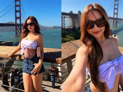 Hot girl đẹp nhất nhì Việt Nam U40 đi khắp thế gian, tới Mỹ gặp 1 người "buôn bao nhiêu chuyện"