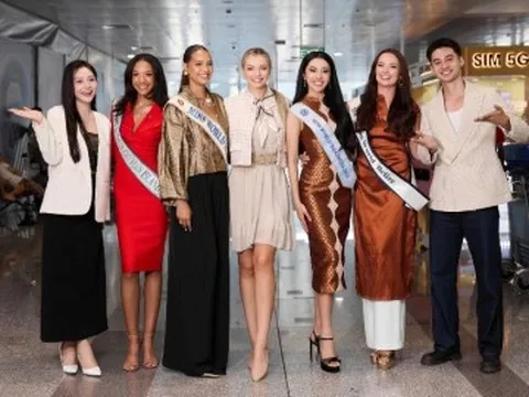 Thí sinh quốc tế đến Việt Nam thi Miss World