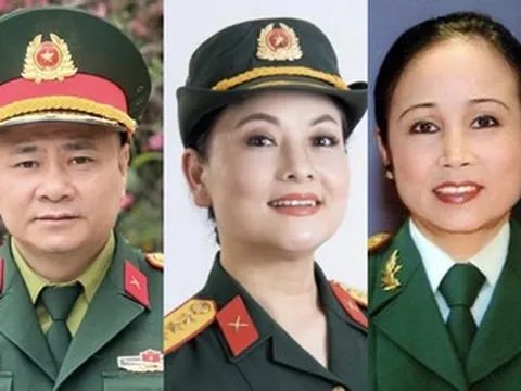 3 NSND mang quân hàm Đại tá quân đội, 1 người là tiến sĩ cả nước biết mặt