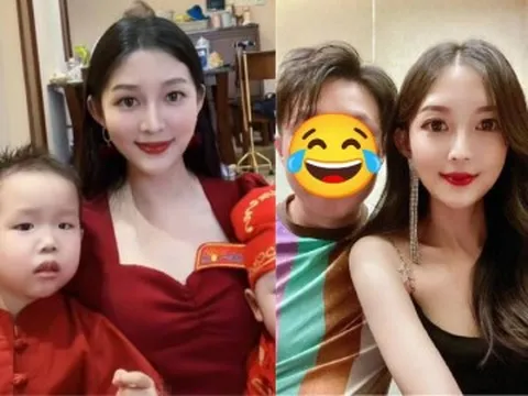 Mẹ là mỹ nhân mắt to da trắng nhưng con sinh ra khác hẳn, nhìn ảnh bố ai cũng cười chảy nước mắt