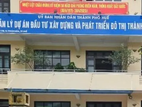 Khởi tố giám đốc Ban Quản lý dự án Đầu tư xây dựng và Phát triển đô thị TP Huế