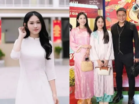 Con gái tuổi teen của Minh Tiệp