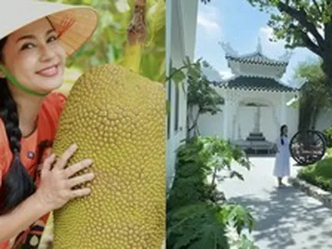 Nhà vườn rộng 3.000m2 của người đẹp Tây Đô Việt Trinh