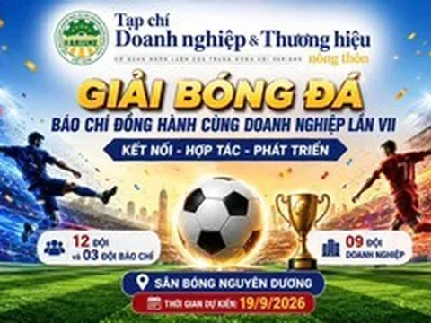 Sắp diễn ra giải bóng đá “Báo chí đồng hành cùng Doanh nghiệp” lần thứ VII