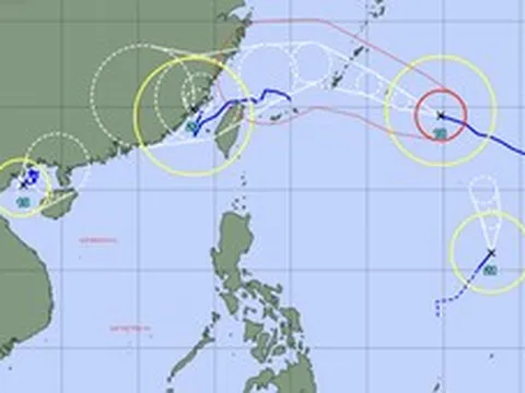Ngoài bão số 4, có 3 cơn bão đang hoạt động ở tây bắc Thái Bình Dương, 1 cơn có thể vào Biển Đông
