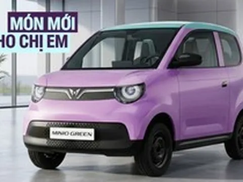 VinFast Minio Green có nhận diện mới: Đổi logo, phối màu sành điệu, thêm một trang bị mà nhà có trẻ em cần