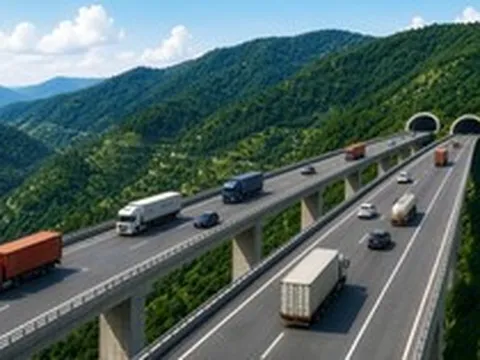 Thông tin mới nhất về tuyến cao tốc hơn 27.000 tỷ có 2 hầm xuyên đèo hiểm trở, xây trụ cầu cao nhất Việt Nam