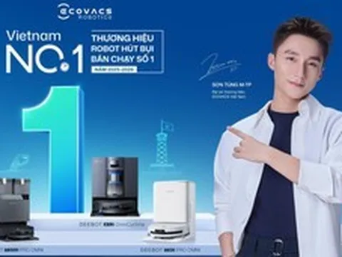 ECOVACS được công bố là thương hiệu robot hút bụi bán chạy số 1 thị trường Việt Nam năm 2025-2026